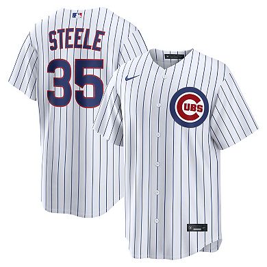 Men's Nike Justin Steele White Chicago Cubs Home Replica Jersey