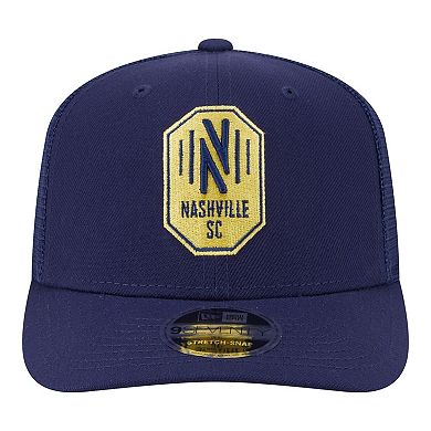 Men's New Era Navy Nashville SC Jersey Hook 9SEVENTY Adjustable Hat