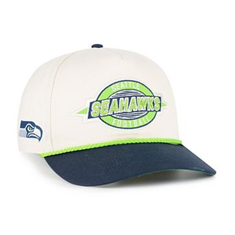 Men's '47 Natural Seattle Seahawks Frame Out Two Tone Hitch Adjustable Hat