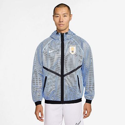 Men's Nike Light Blue Uruguay National Team 2026 Anthem Mesh Dri