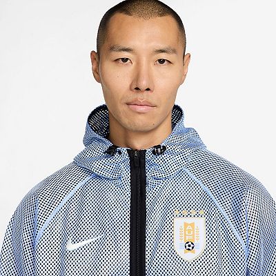 Men's Nike Light Blue Uruguay National Team 2026 Anthem Mesh Dri