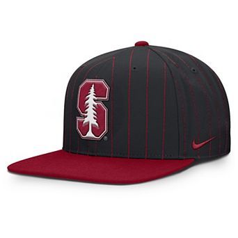 Men's Nike Black Stanford Cardinal 2026 Primetime Pin Stripe 2-Tone Snapback Hat