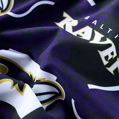 Men's Chubbies Purple Baltimore Ravens Game Day Fit Classic Lined Swim Trunks