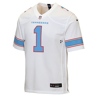 Youth Nike Cameron Ward White Tennessee Titans Game Jersey