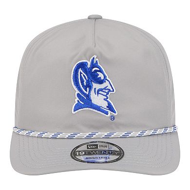 Men's New Era Gray Duke Blue Devils 19TWENTY Adjustable Hat
