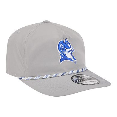 Men's New Era Gray Duke Blue Devils 19TWENTY Adjustable Hat