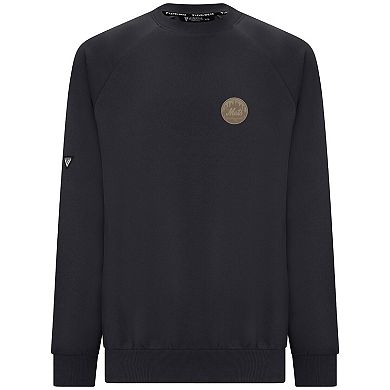 Men's Levelwear Black New York Mets Connect Logo Sweatshirt