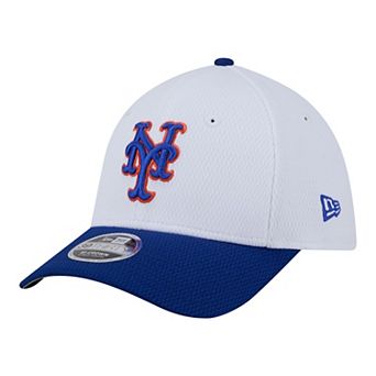 Youth New Era White/Royal New York Mets Baseball 39THIRTY M-Crown Flex Hat