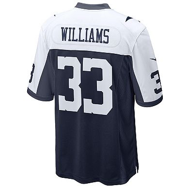 Men's Nike Javonte Williams Navy Dallas Cowboys Alternate Game Jersey