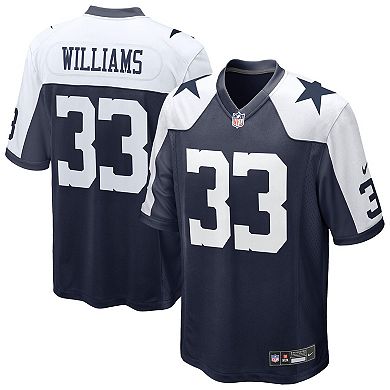 Men's Nike Javonte Williams Navy Dallas Cowboys Alternate Game Jersey