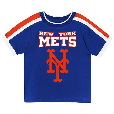 Toddler Outerstuff Royal New York Mets Ground Ball T-Shirt & Shorts Set