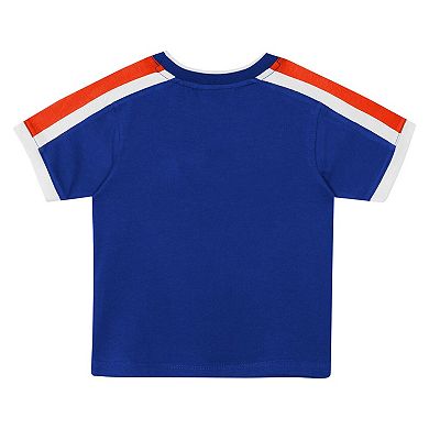 Toddler Outerstuff Royal New York Mets Ground Ball T-Shirt & Shorts Set