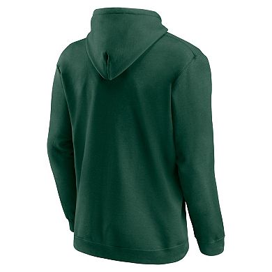 Men's Logo Athletic Green Minnesota Wild Essential Hoodie