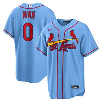 Men's Nike Masyn Winn Light Blue St. Louis Cardinals Alternate Replica Jersey