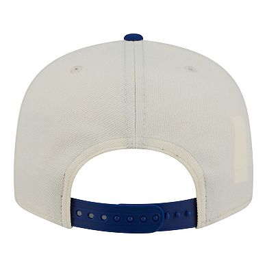 Men's New Era Cream/Royal Chicago Cubs Localized 9FIFTY Snapback Hat