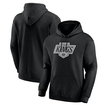 Men's Logo Athletic Black Los Angeles Kings Essential Hoodie