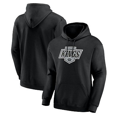 Men's Logo Athletic Black Los Angeles Kings Essential Hoodie