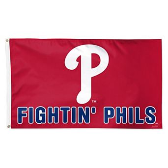 WinCraft Philadelphia Phillies 3' x 5' Single-Sided Deluxe Team Slogan Flag