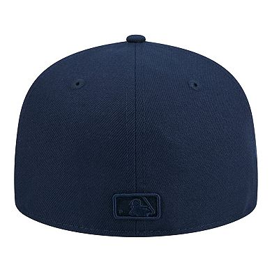 Men's New Era Navy Atlanta Braves Color Pack 59FIFTY Fitted Hat