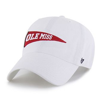 Men's '47 White Ole Miss Rebels Vault Clean Up Adjustable Hat