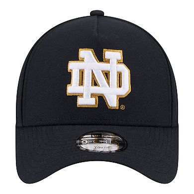 Youth New Era Navy Notre Dame Fighting Irish 9FORTY A-Frame Adjustable Hat