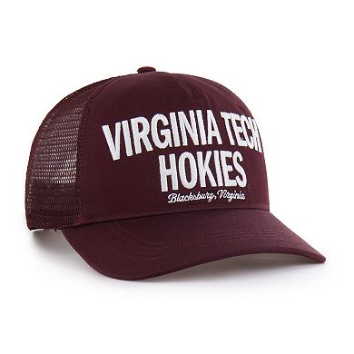 Men's '47 Maroon Virginia Tech Hokies Contemporary Hitch Trucker Adjustable Hat