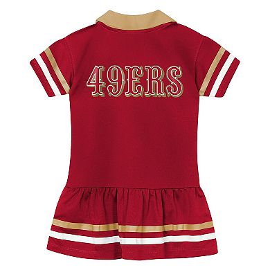 Girls Toddler Outerstuff Scarlet San Francisco 49ers Star Player Dress