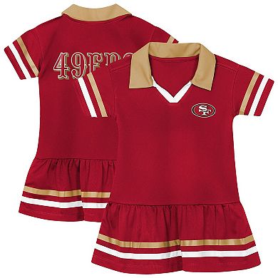 Girls Toddler Outerstuff Scarlet San Francisco 49ers Star Player Dress