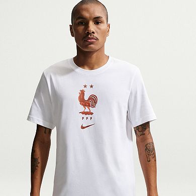 Men's Nike White France National Team Crest T-Shirt