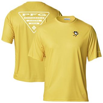 Men's Gold Pittsburgh Penguins Terminal Tackle Omni-Shade T-Shirt
