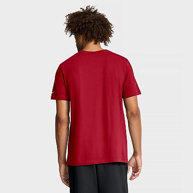 Men's Nike Red New York Giants Essential Logo T-Shirt
