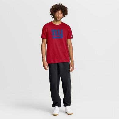 Men's Nike Red New York Giants Essential Logo T-Shirt