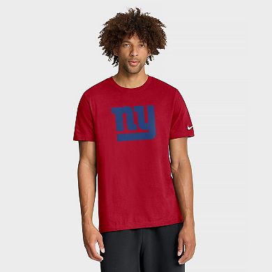 Men's Nike Red New York Giants Essential Logo T-Shirt