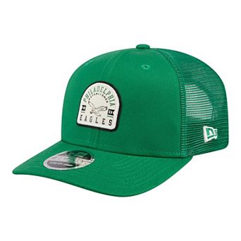 Men's New Era Kelly Green Philadelphia Eagles Contest 9SEVENTY Adjustable Trucker Hat