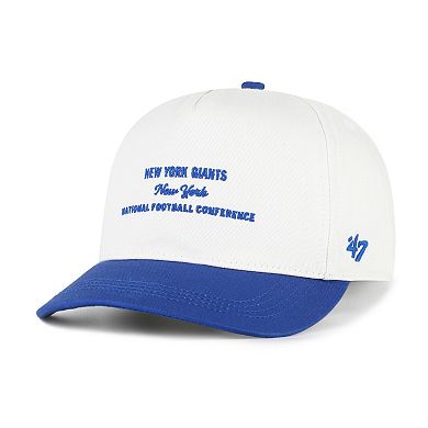 Men's '47 White New York Giants Contemporary Two-Tone Hitch Adjustable Hat