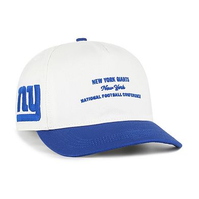 Men's '47 White New York Giants Contemporary Two-Tone Hitch Adjustable Hat