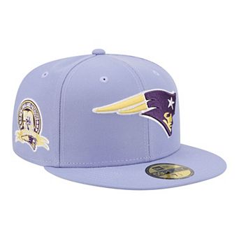 Men's New Era Light Purple New England Patriots Lavender Bloom 59FIFTY Fitted Hat