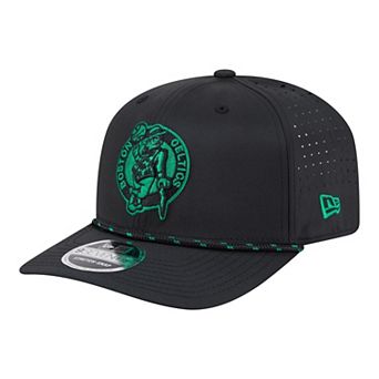 Men's New Era Black Boston Celtics Sport Rope Vented Stretch-Snap 9SEVENTY Hat