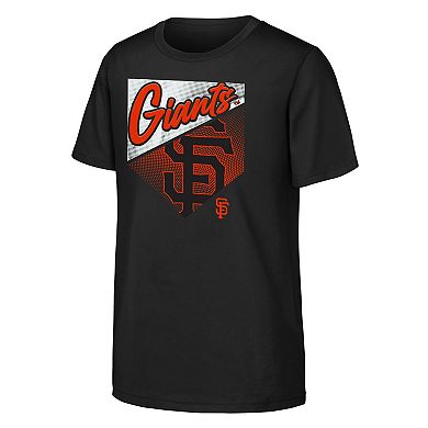 Youth Outerstuff Black San Francisco Giants Prime Plate T-Shirt