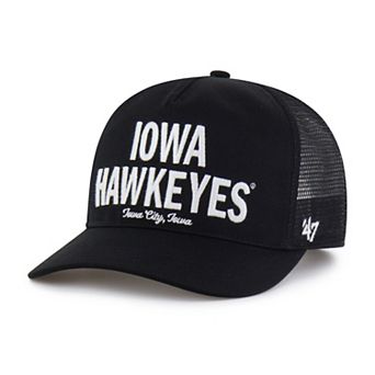 Men's '47 Black Iowa Hawkeyes Contemporary Hitch Trucker Adjustable Hat