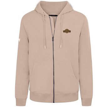 Men's Levelwear Khaki San Francisco Giants Podium Full-Zip Hoodie