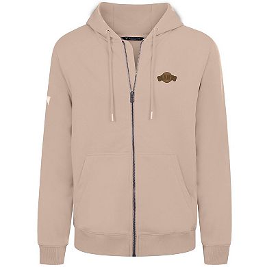 Men's Levelwear Khaki San Francisco Giants Podium Full-Zip Hoodie