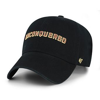 Men's '47 Black Florida State Seminoles Clean Up Adjustable Hat