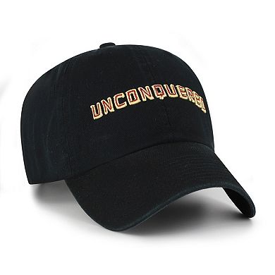 Men's '47 Black Florida State Seminoles Clean Up Adjustable Hat