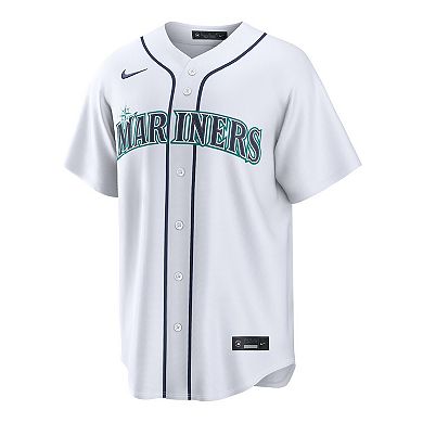 Men's Nike Dominic Canzone White Seattle Mariners Home Replica Jersey