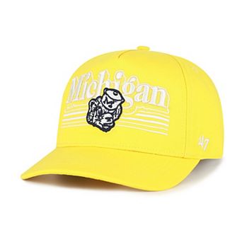 Men's '47 Maize Michigan Wolverines Script Fade Hitch Adjustable Hat