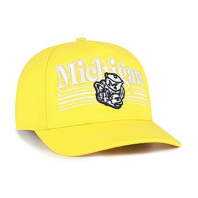 Men's '47 Maize Michigan Wolverines Script Fade Hitch Adjustable Hat