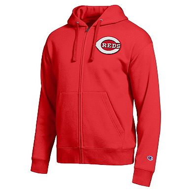 Men's Champion Red Cincinnati Reds All-Star Full-Zip Hoodie
