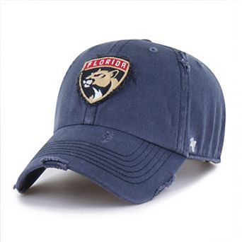 Men's '47 Navy Florida Panthers Weathered Clean Up Adjustable Hat