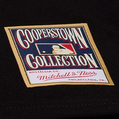 Men's Mitchell & Ness Dwight Gooden Black New York Mets Icon Legendary T-Shirt